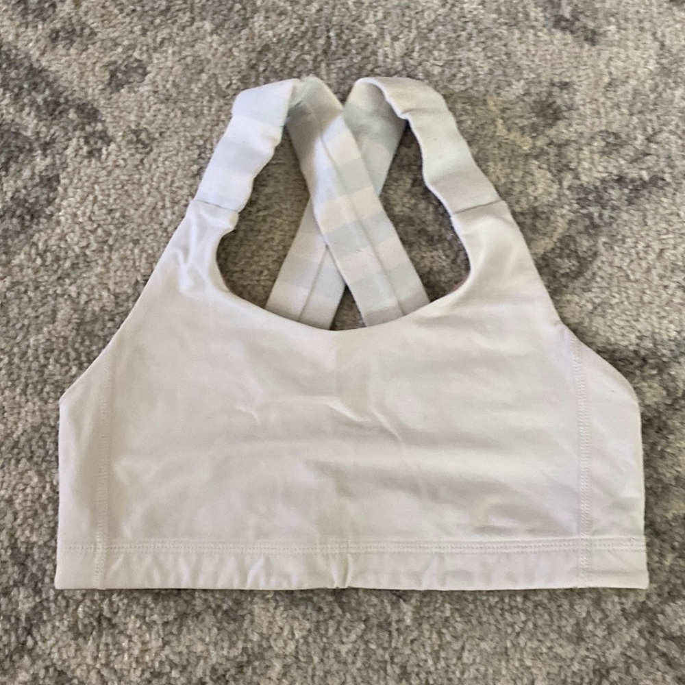 White Lululemon Sports Bra
